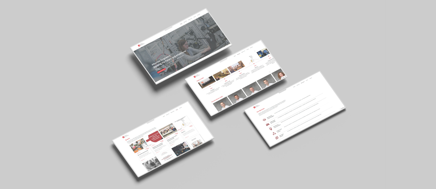 Albanian Engineering of Switzerland Website